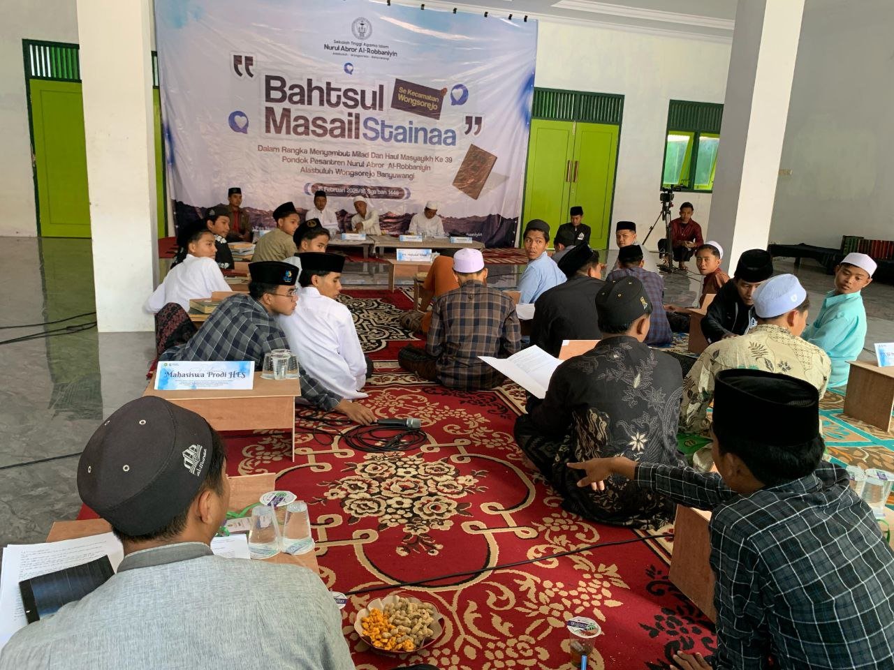 UKM Mahasiswa STAI Nurul Abror Al-Robbaniyin Selenggarakan Bahtsul Masail Pondok Pesantren Se-Kabupaten Banyuwangi